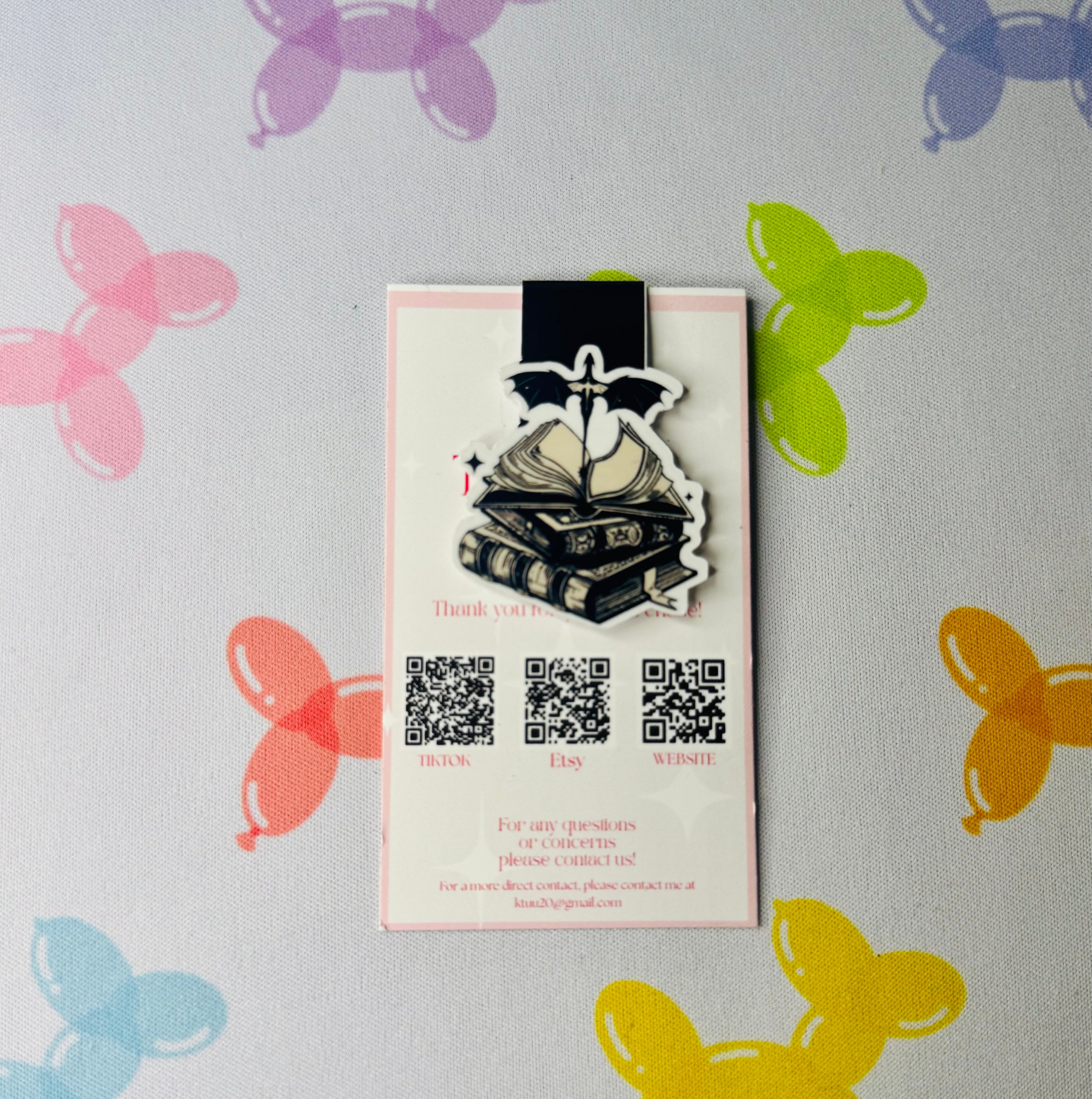 Fourth Wing Magnetic Bookmark