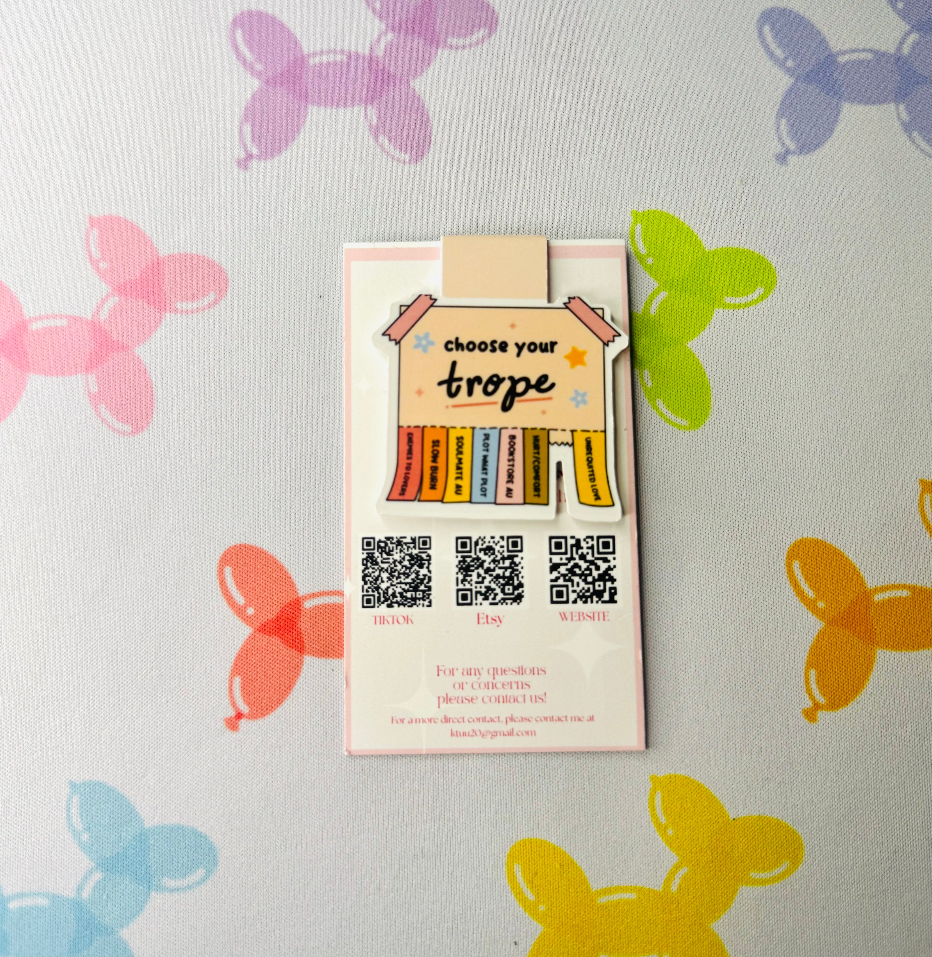 “Choose Your Trope “ Flyer Magnetic Bookmark