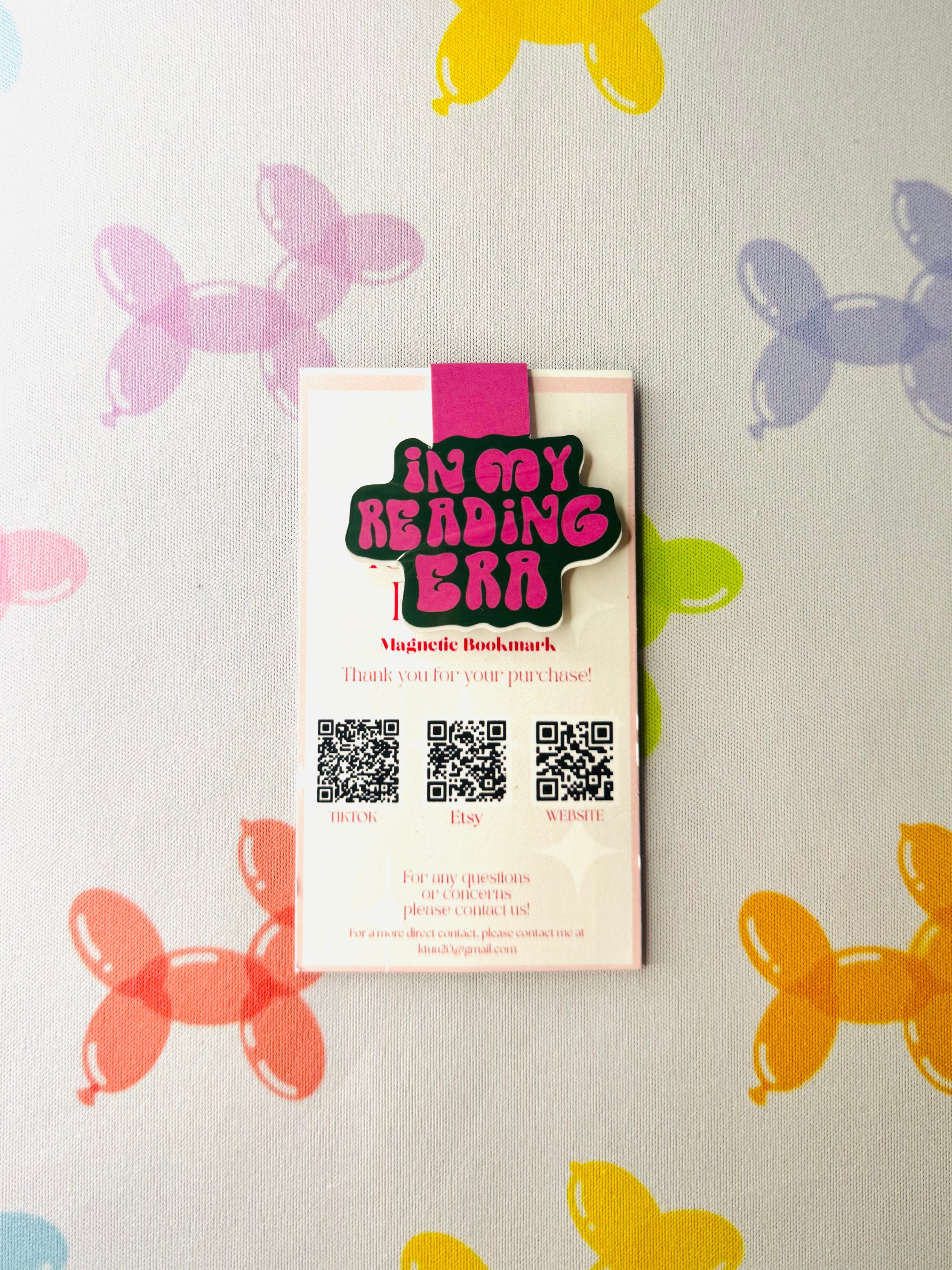 “In My Reading Era” Magnetic Bookmark